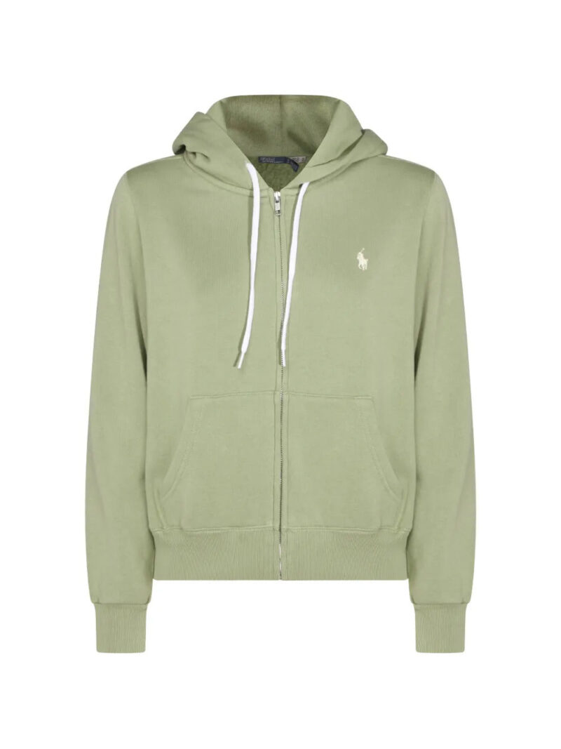 Polo Ralph Lauren  zip hooded cotton hoodie