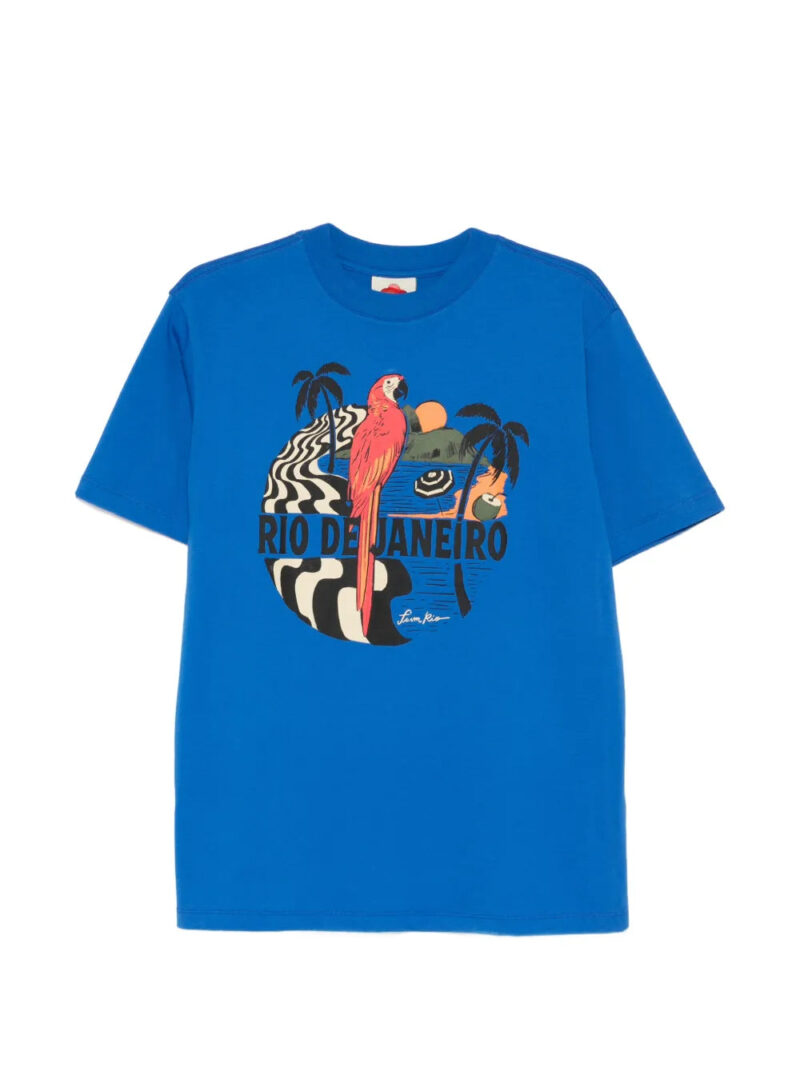 FARM Rio  parrot-graphic T-shirt