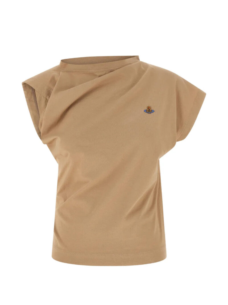 Vivienne Westwood  Orb asymmetrical-sleeve  T-shirt