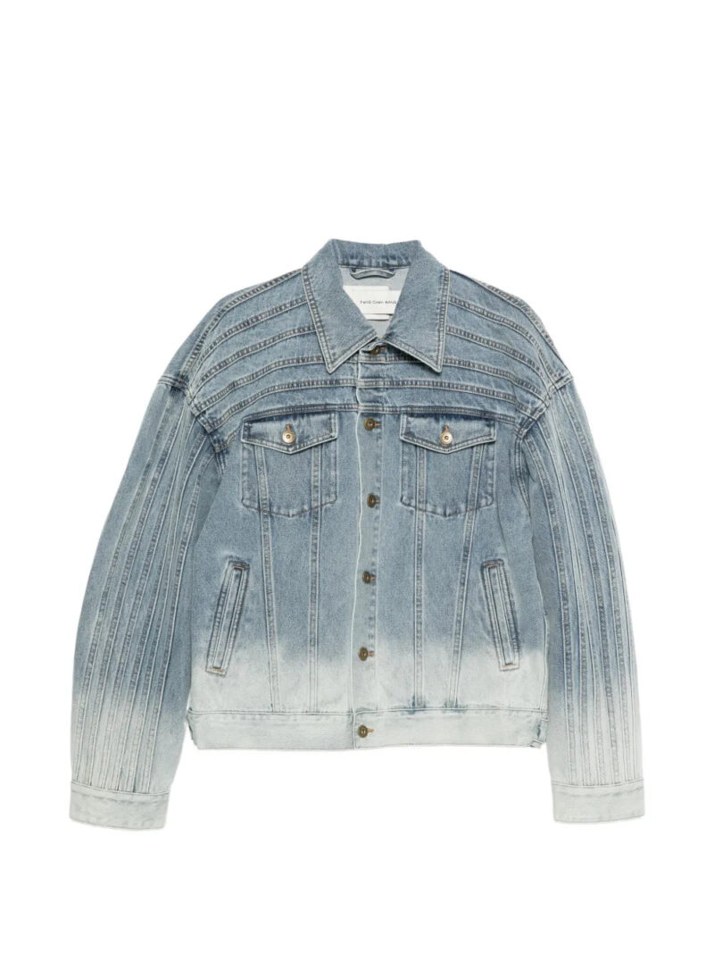 Feng Chen Wang  button-up denim jacket