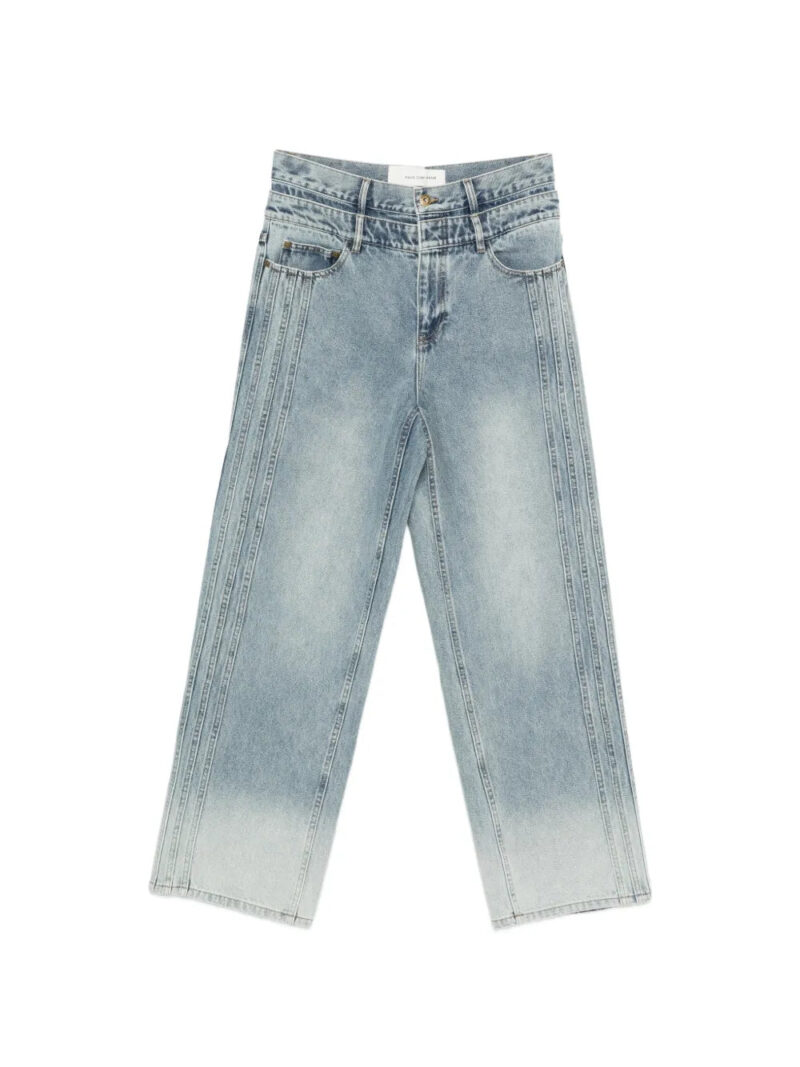 Feng Chen Wang  faded-effect denim jeans