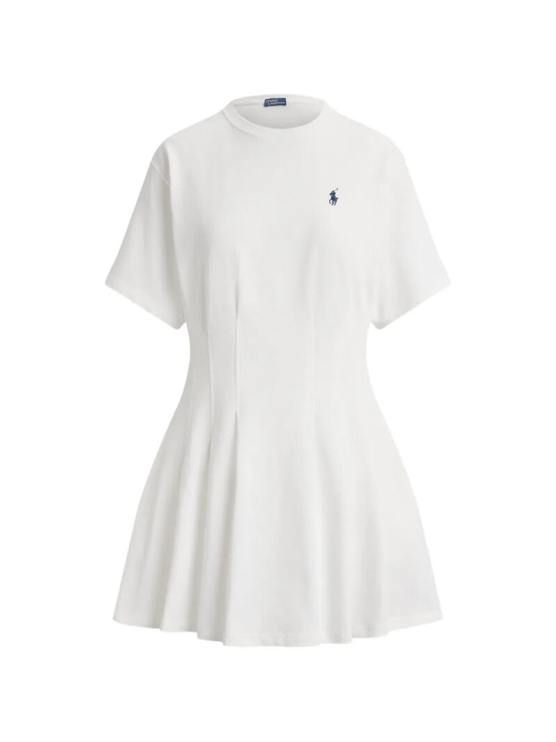 Polo Ralph Lauren  pleated cotton jersey dress