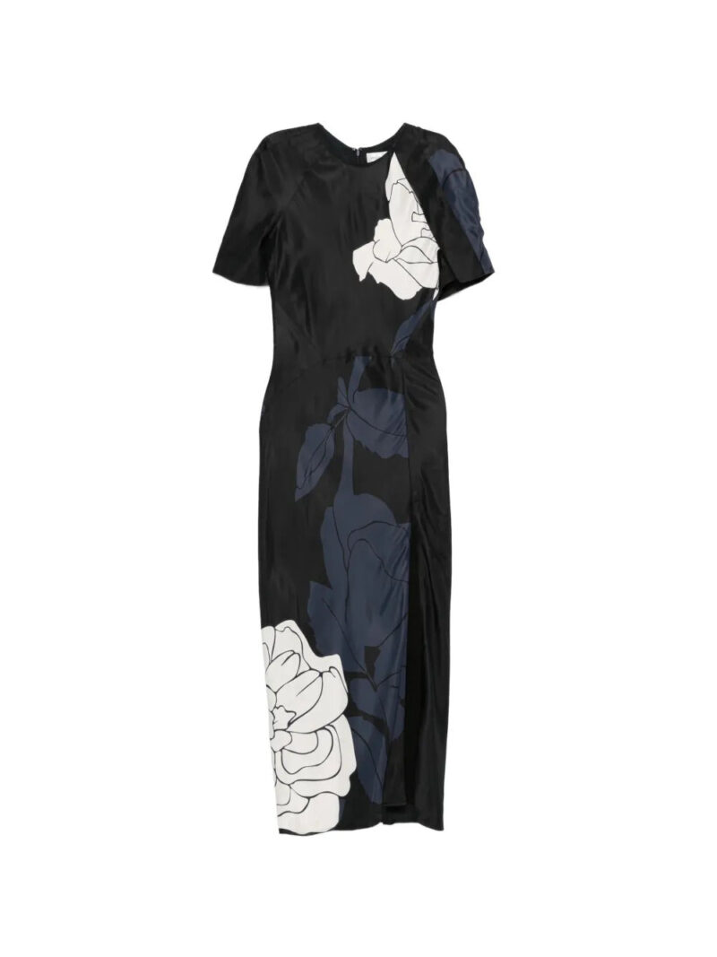 Victoria Beckham  floral-pattern midi dress