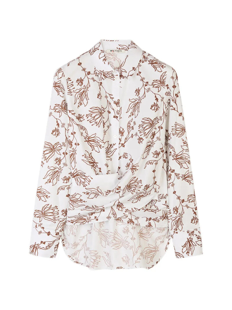 Ports 1961  floral twisted shirt