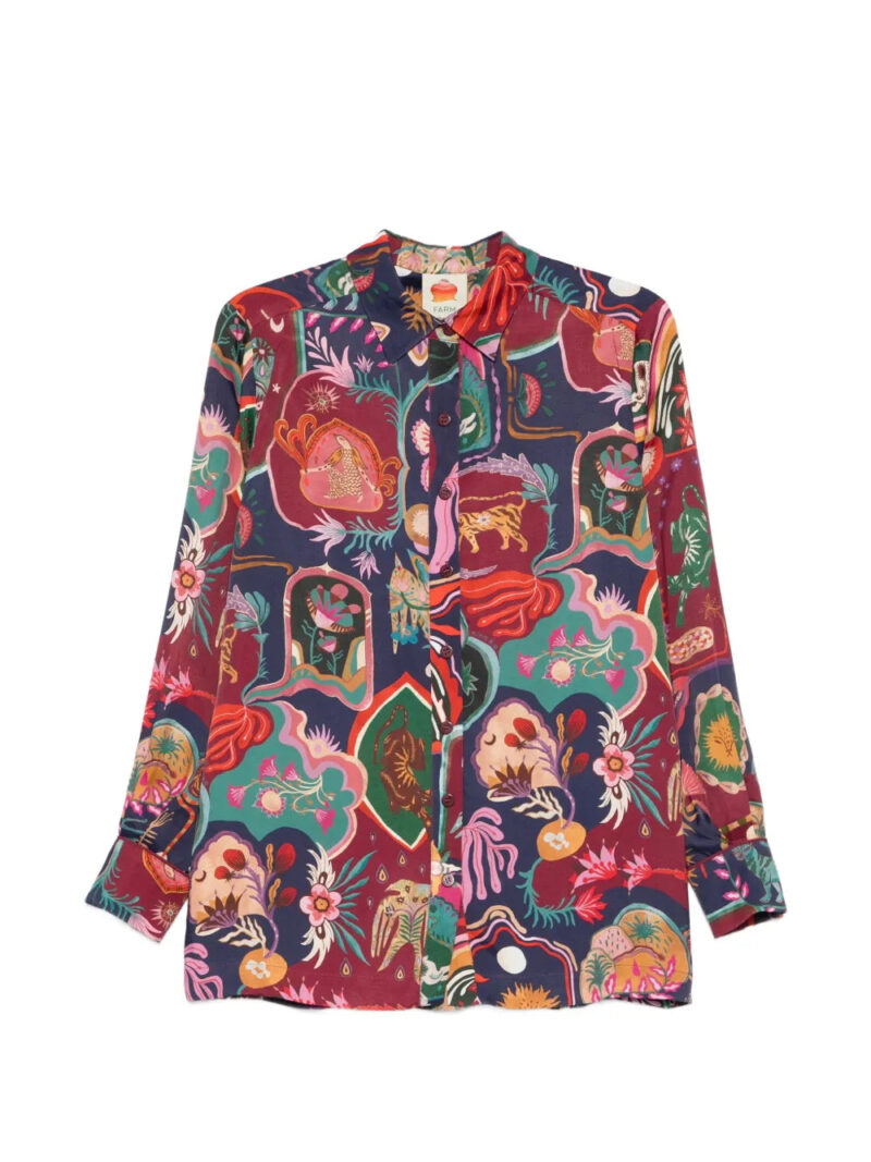 FARM Rio  floral print shirt