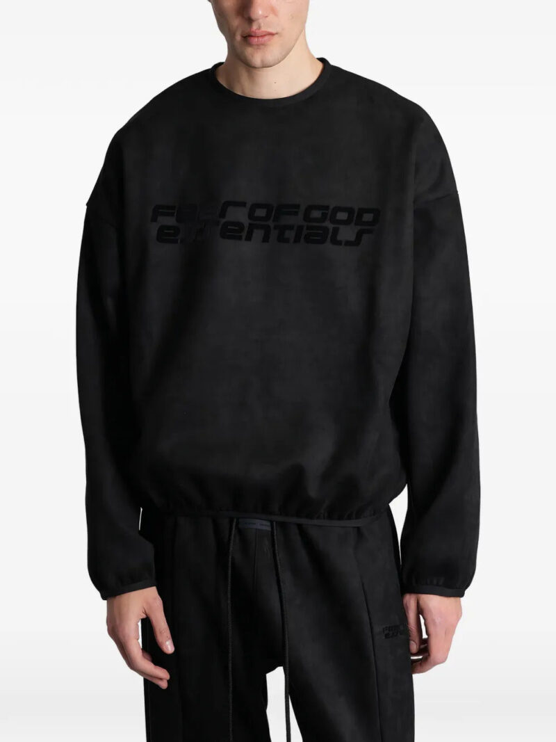 FEAR OF GOD ESSENTIALS  logo-print long-sleeve sweatshirt