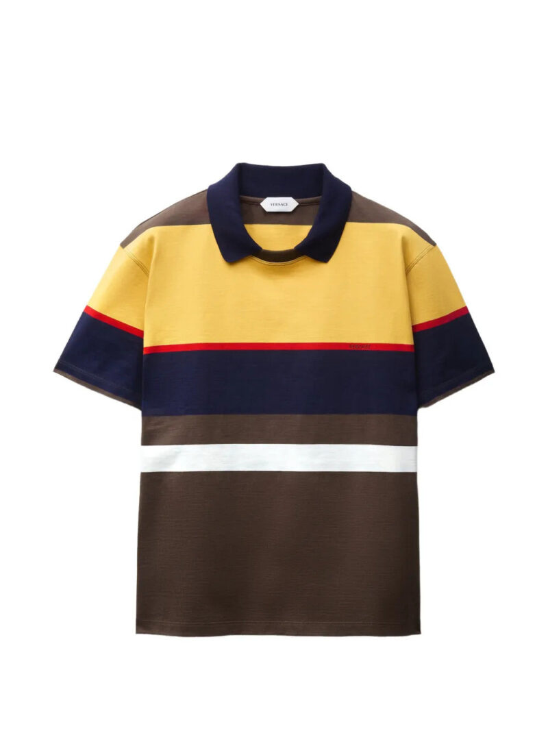 Versace  striped cotton-jersey t-shirt