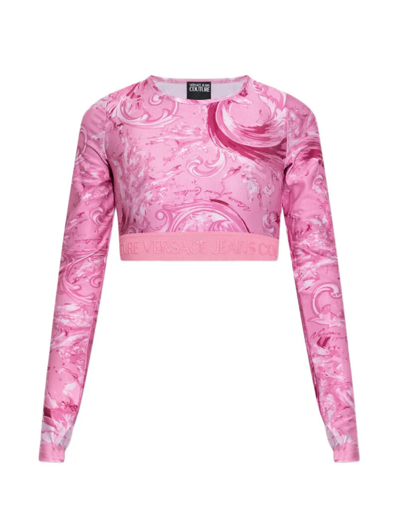 Versace Jeans Couture  pattern-detail T-shirt