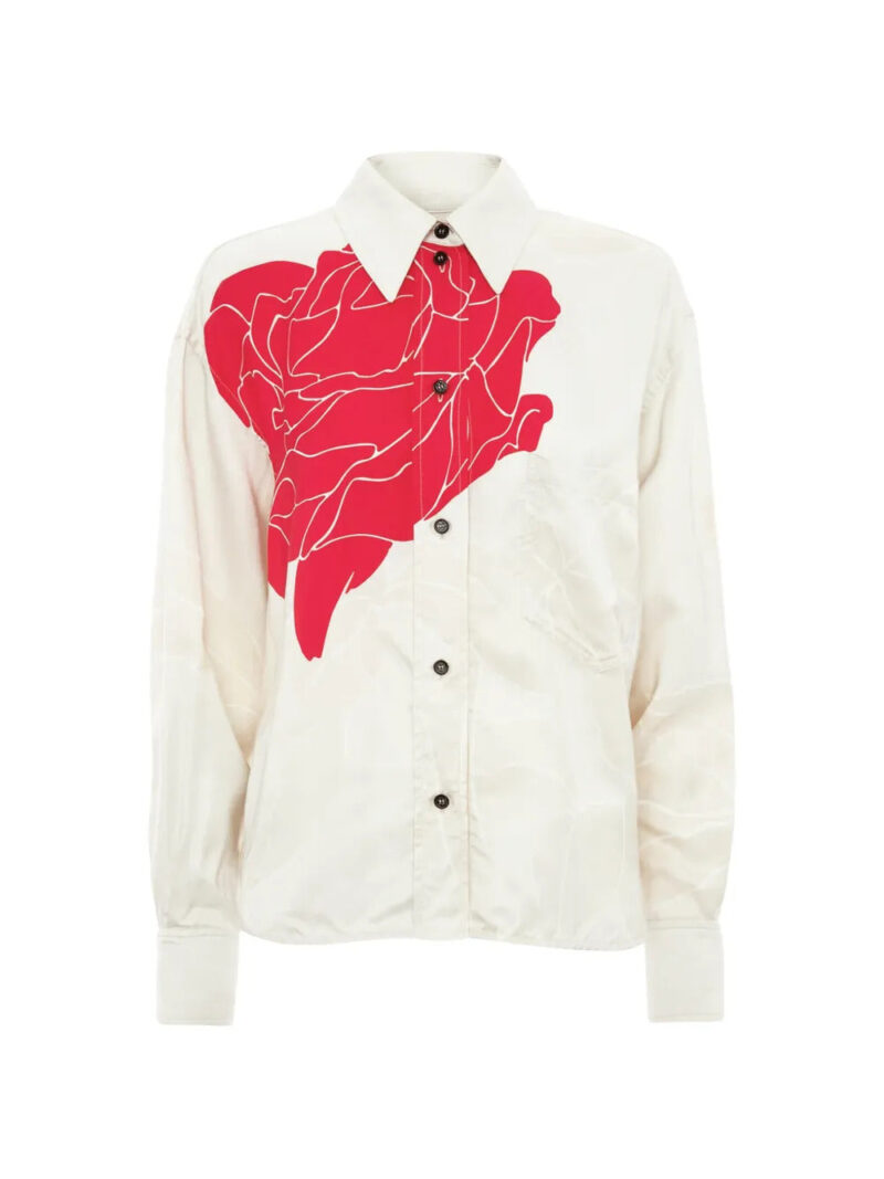 Victoria Beckham  floral print shirt