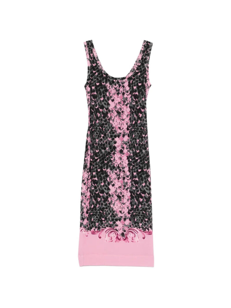 Versace Jeans Couture  printed midi dress