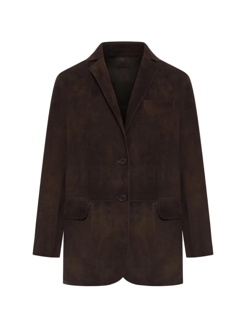Salvatore Santoro  flap leather jacket