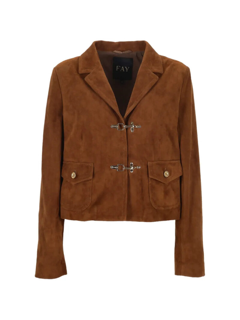 Fay  2 Ganci toggle-fastening flap-pocket jacket