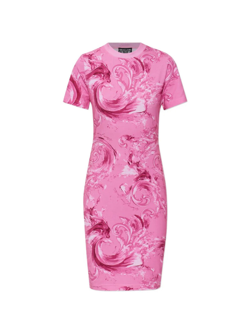 Versace Jeans Couture  Barocco-print mini dress