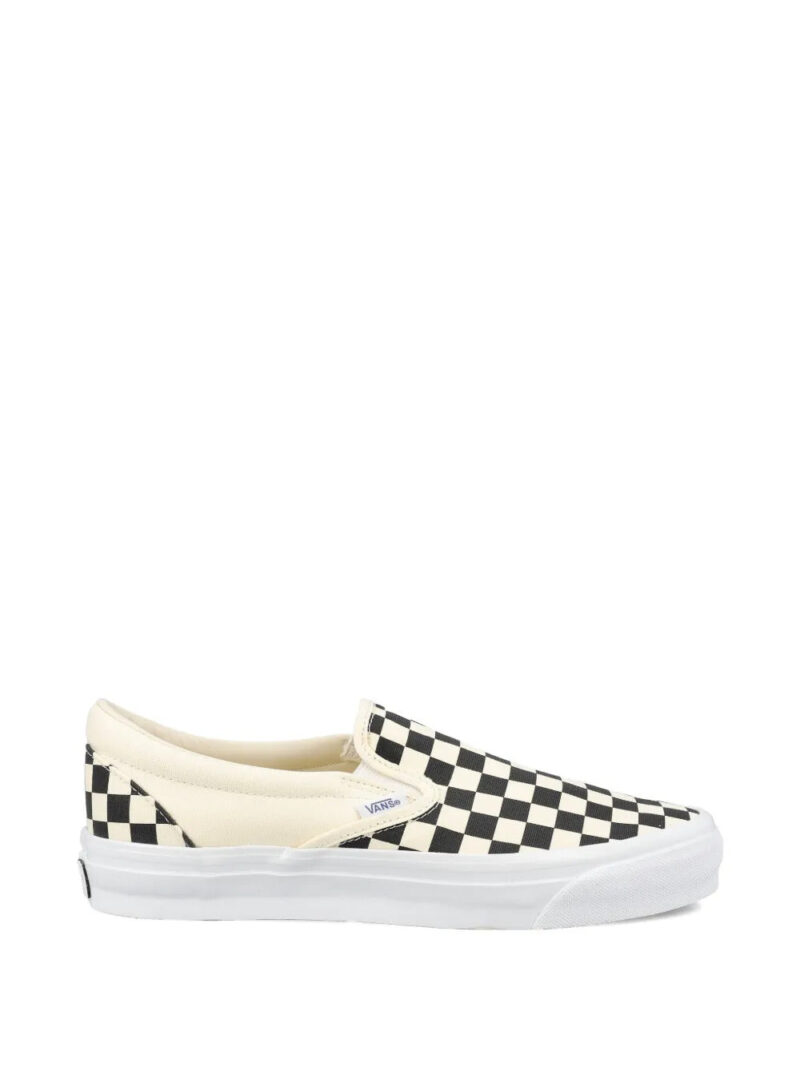 Vans  Reissue 98 Lx checked-pattern slip-on sneakers