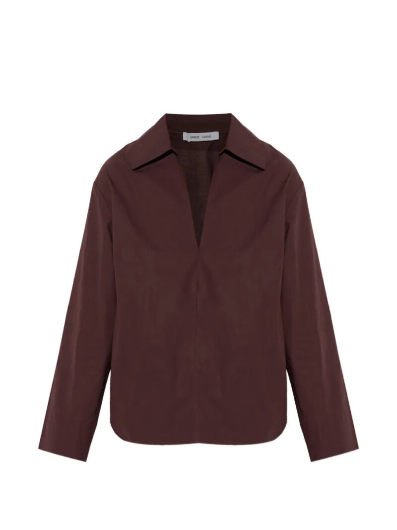 SAMSOE SAMSOE Sasully V-neck blouse