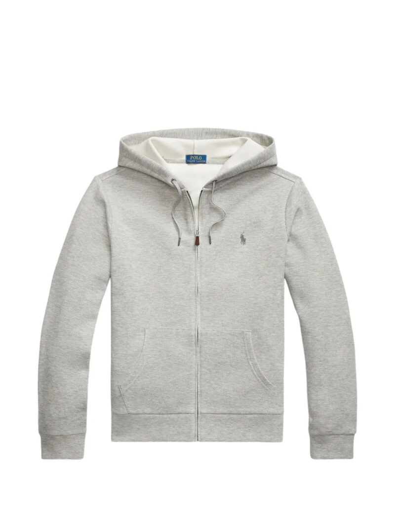 Polo Ralph Lauren  logo-embroidered zip-up hoodie