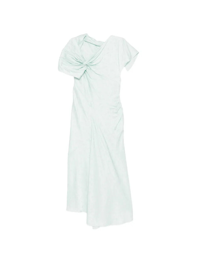 Victoria Beckham  asymmetric twist midi dress