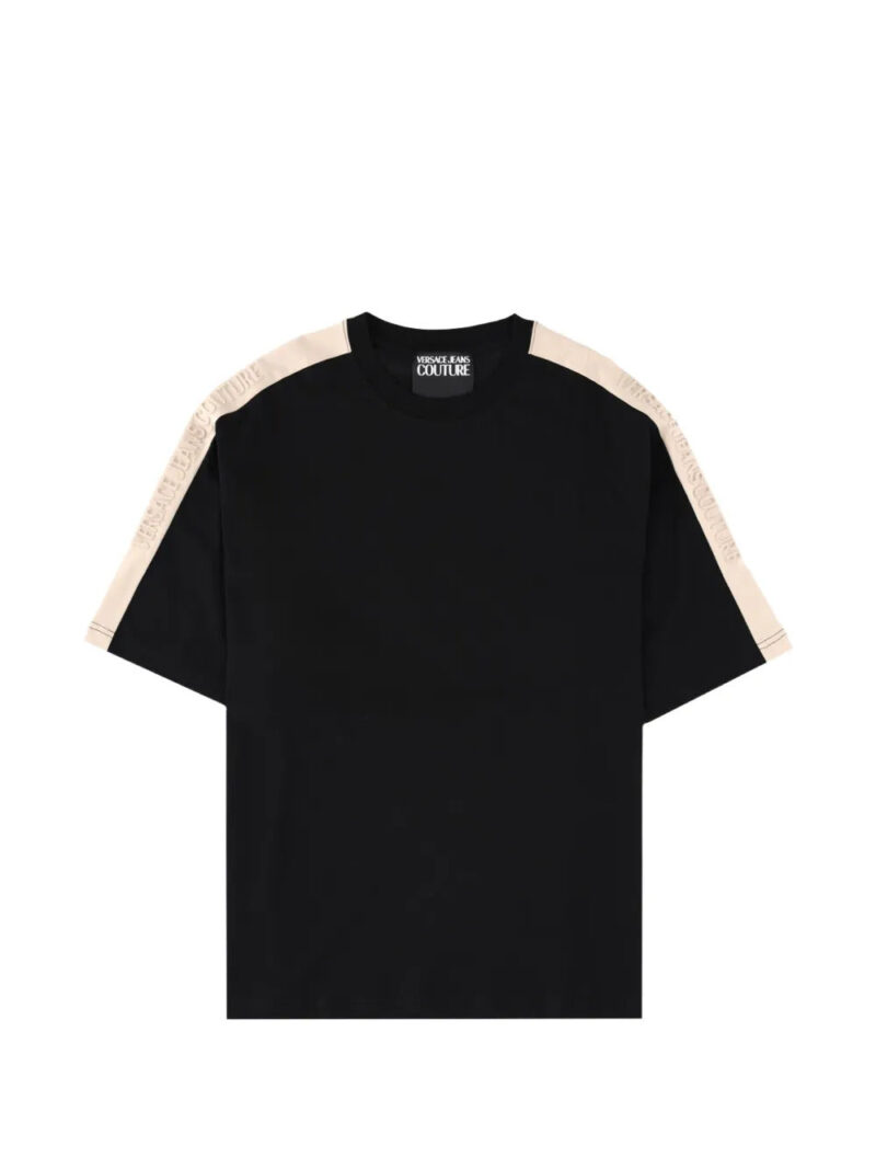 Versace Jeans Couture  logo stripe detail T-shirt
