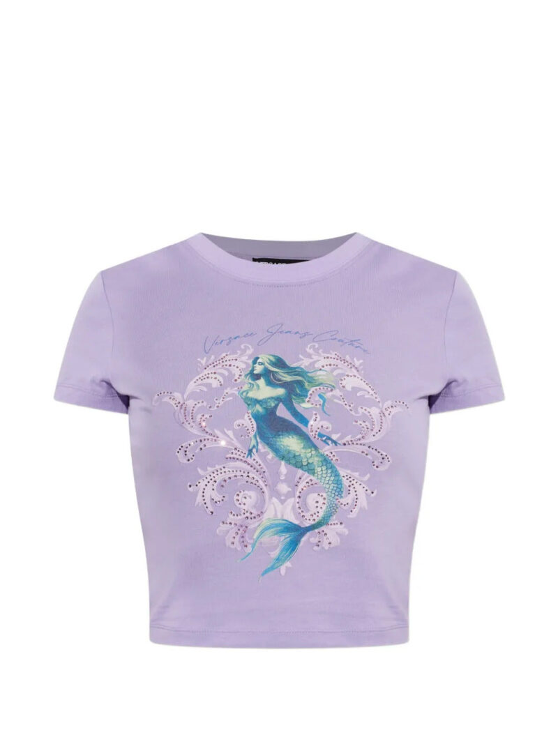 Versace Jeans Couture  embellished graphic T-shirt
