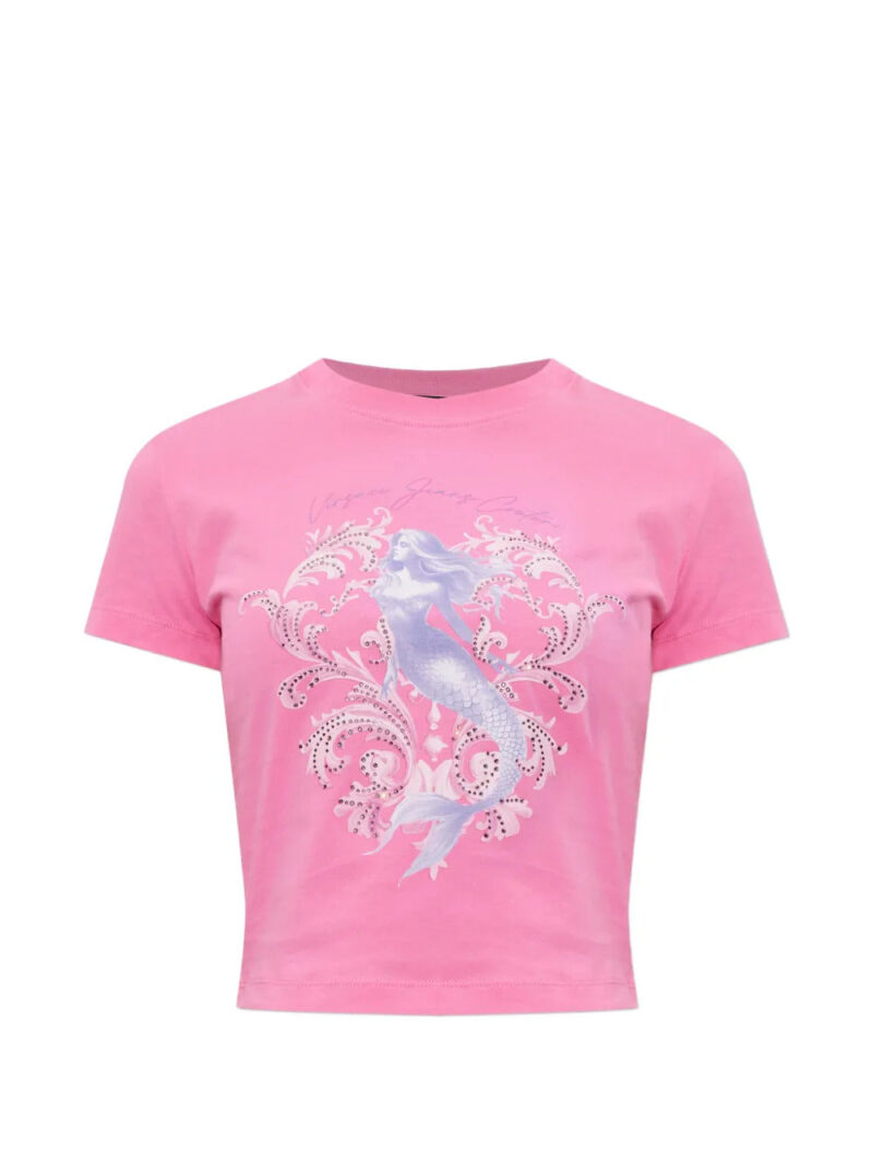 Versace Jeans Couture  mermaid-graphic cotton T-shirt