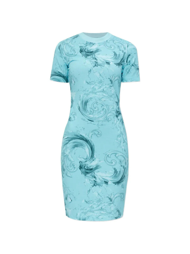 Versace Jeans Couture  Barocco-print mini dress