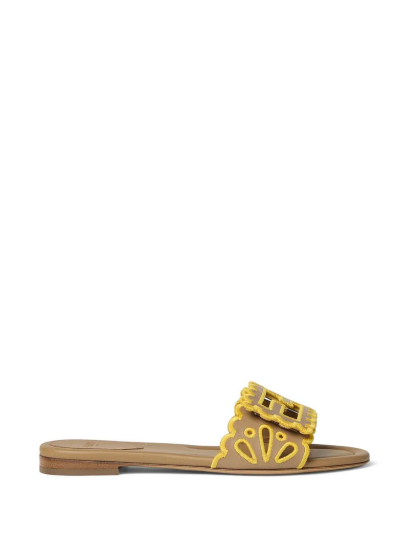 FENDI  Baguette leather sandals