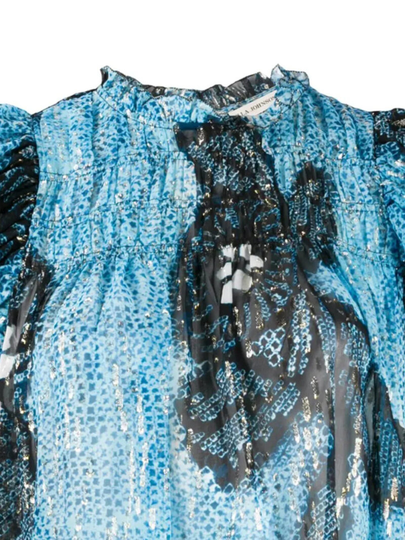 Ulla Johnson abstract print sleeveless blouse