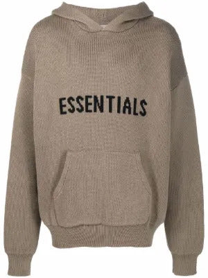 FEAR OF GOD ESSENTIALS  logo lettering hoodie