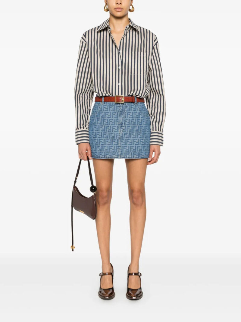 FENDI FF-motif mini skirt