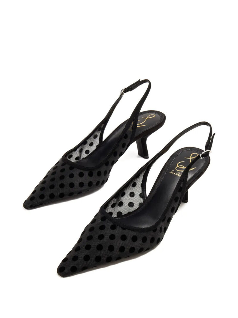 Sam Edelman Bianka polka-dot slingback pumps