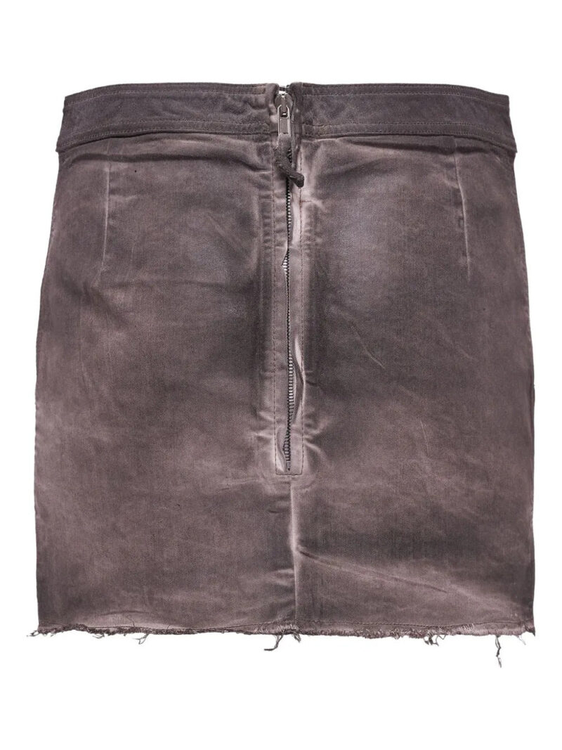 Rick Owens DRKSHDW  frayed-hem mini skirt