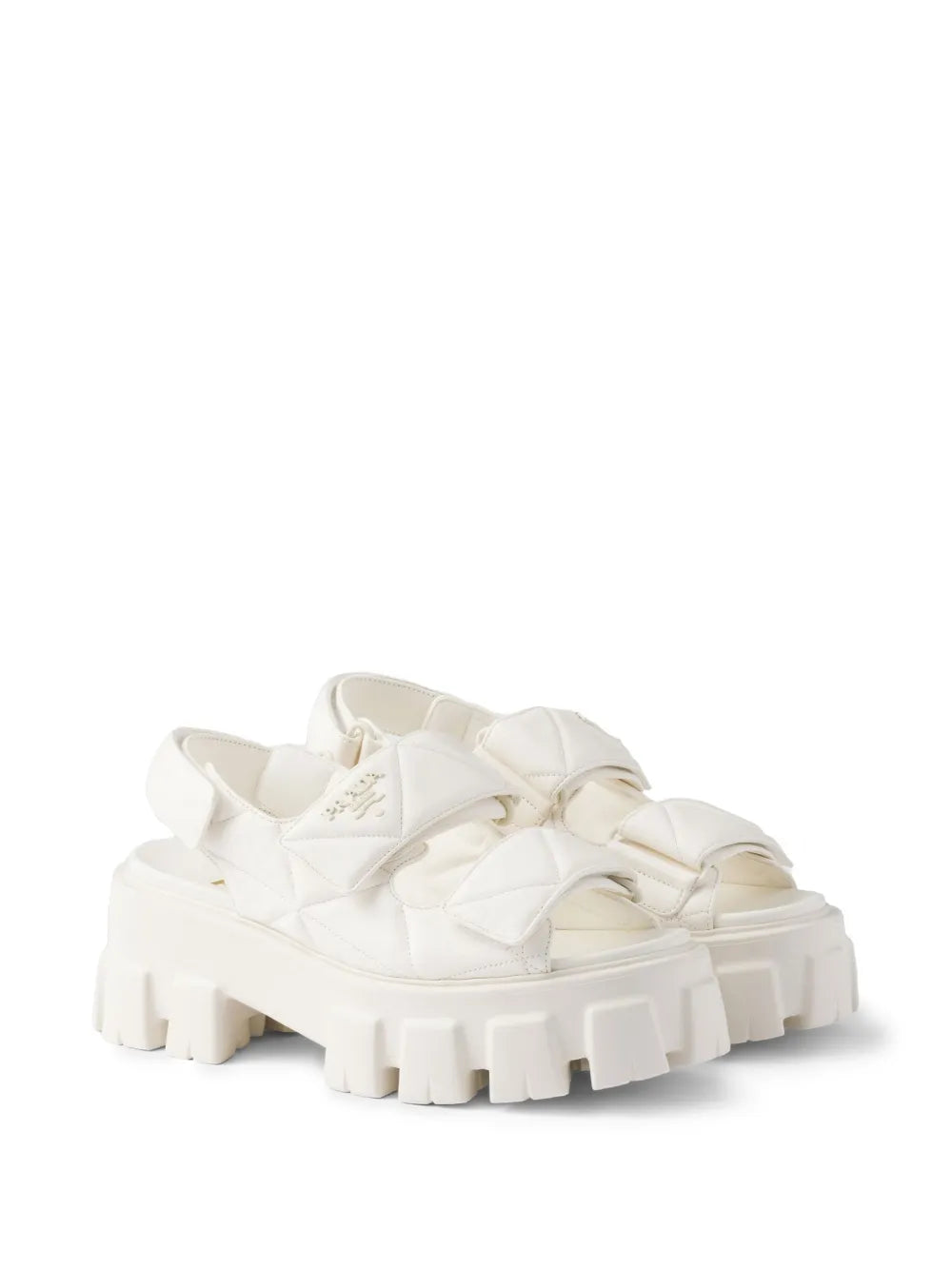 Prada 55mm Monolith sandals - Image 4