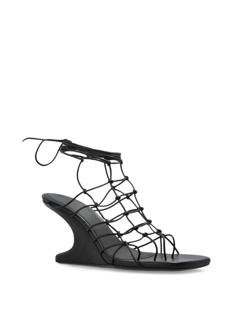 Rick Owens  sculpted-wedge sandals