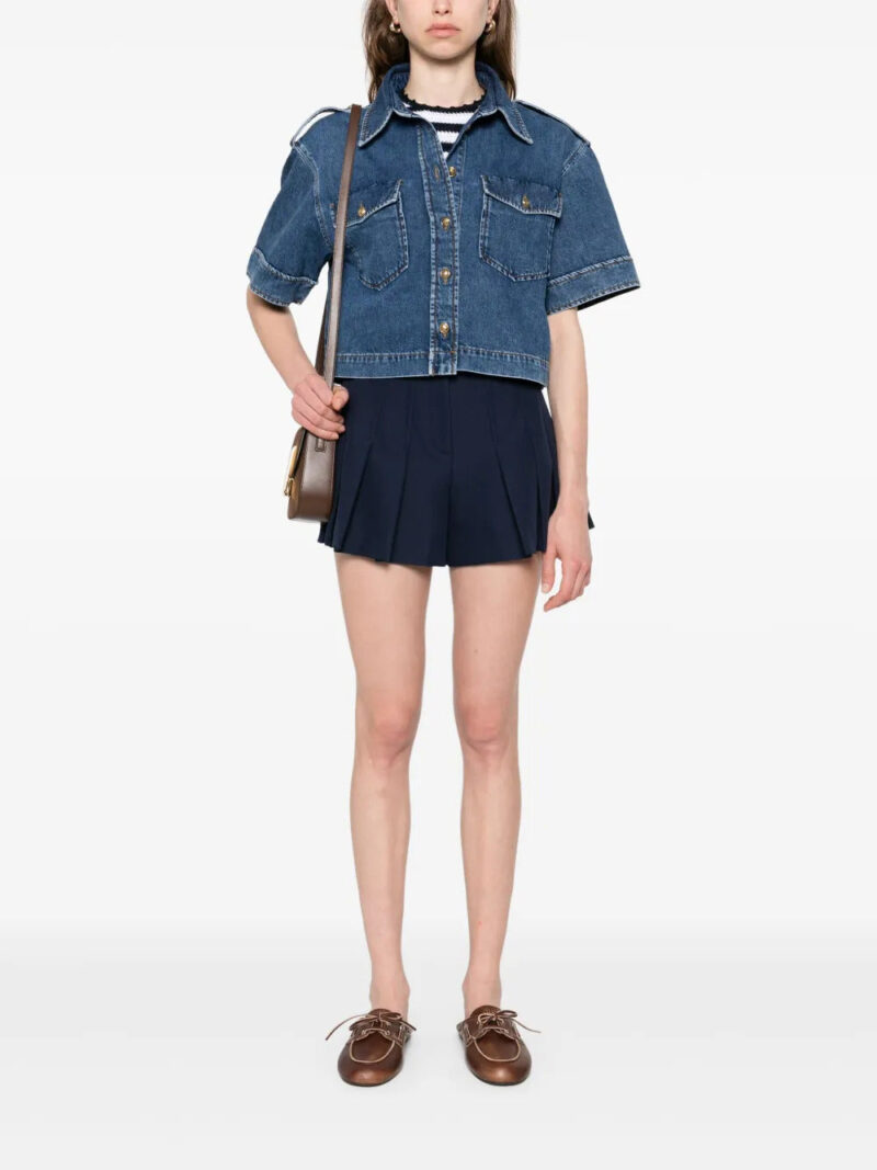 SANDRO  cotton denim shirt