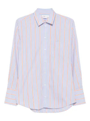 Victoria Beckham striped cotton long-sleeve shirt