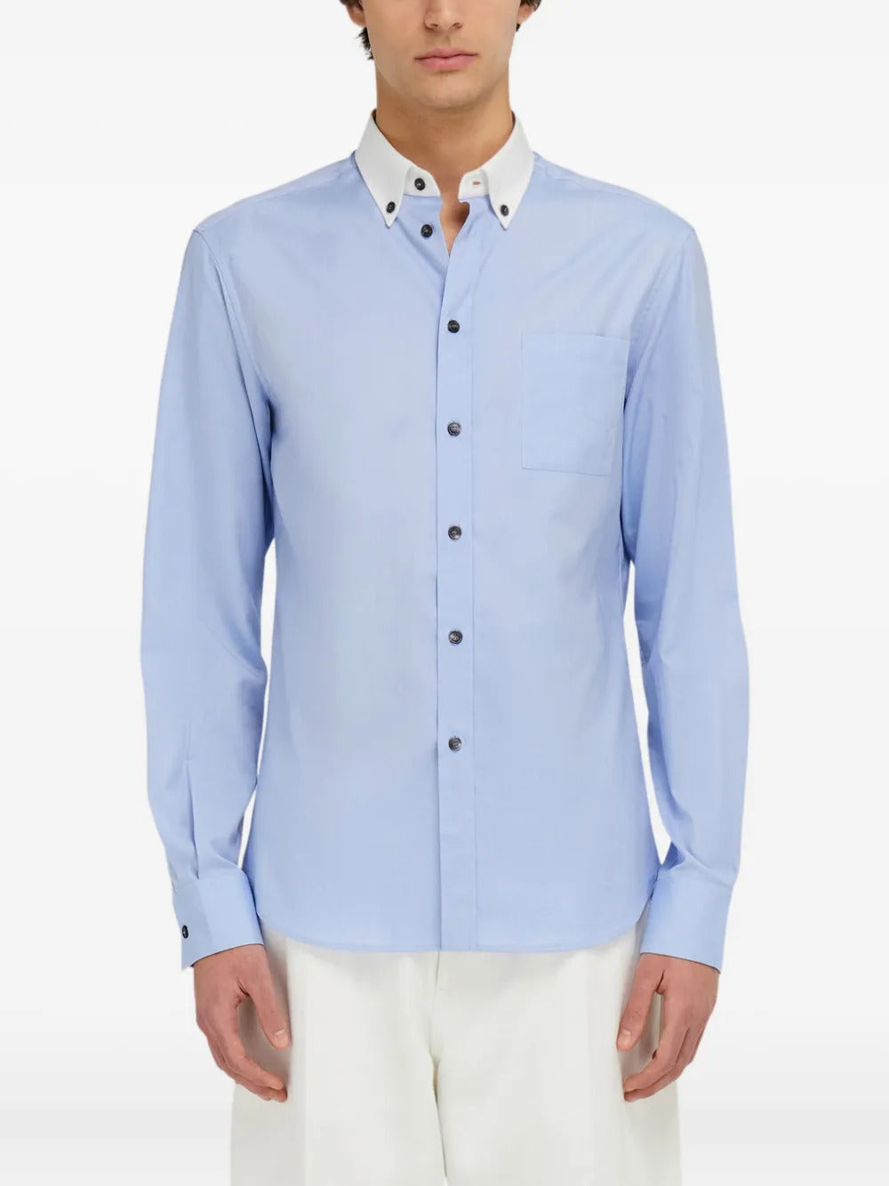 Ferragamo button-down contrasting-collar shirt - Image 4