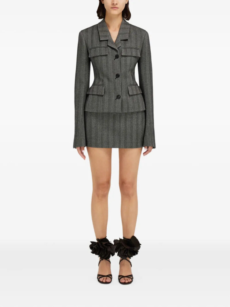Ferragamo  herringbone mini skirt