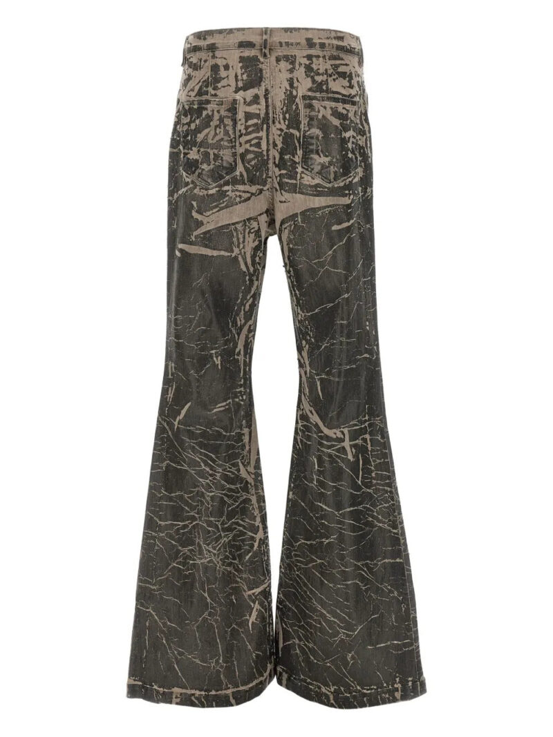 Rick Owens DRKSHDW  buttoned bootcut jeans