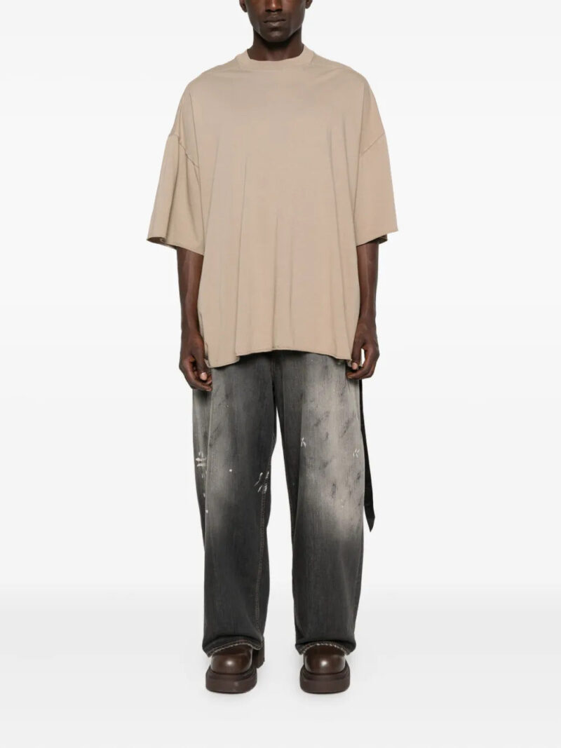 Rick Owens DRKSHDW  dropped-hem drawstring T-shirt