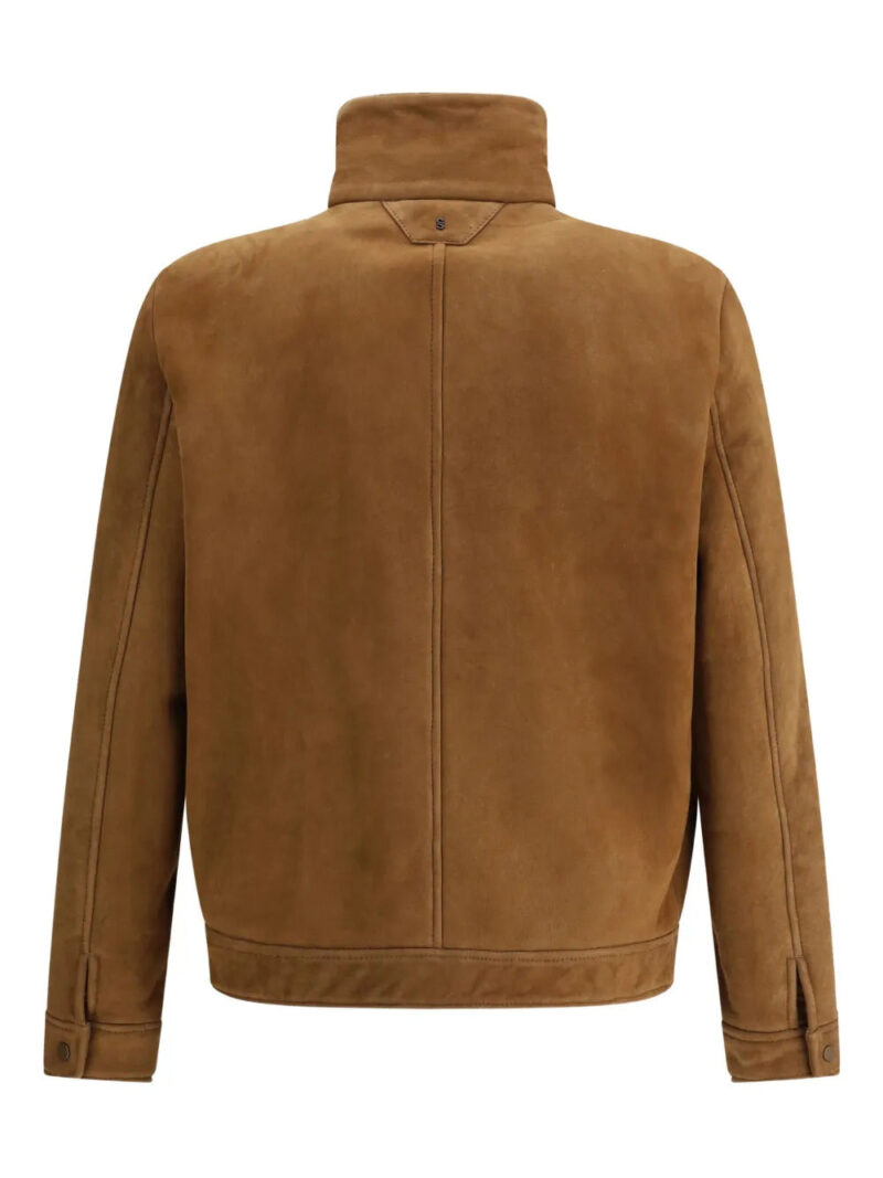 Salvatore Santoro zip-front suede jacket