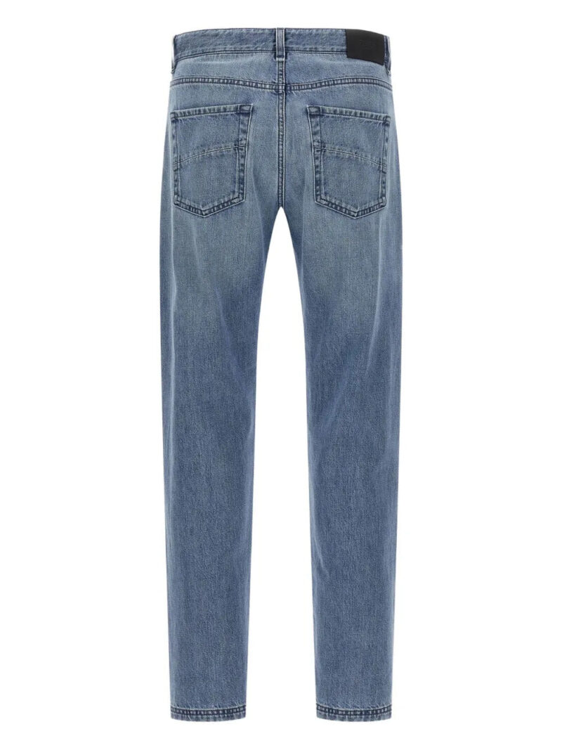 FENDI  faded-effect five-pocket jeans