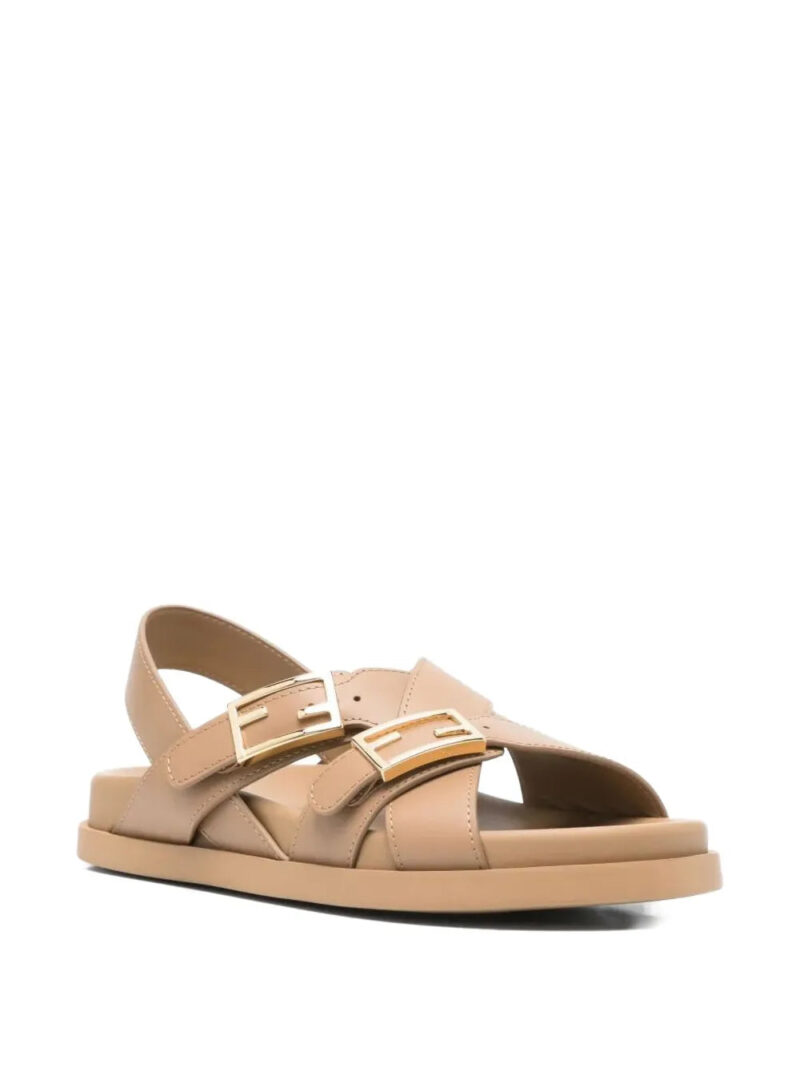 FENDI Feel buckle-strap leather sandals