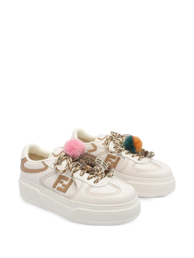 FENDI Multicolor leather Match sneakers