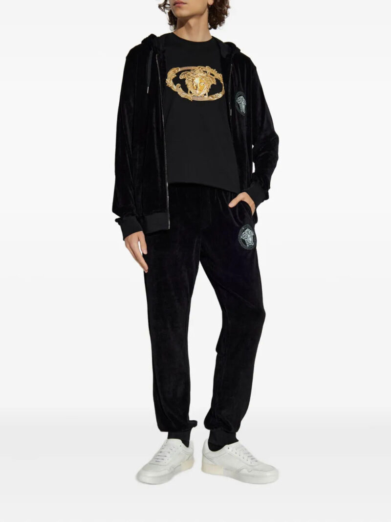 Versace Medusa-embroidered track pants