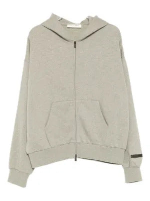 FEAR OF GOD ESSENTIALS  logo appliqué hoodie