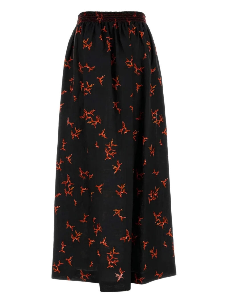 FENDI  printed elastic-waist skirt