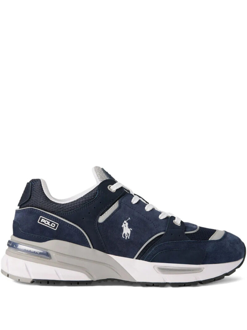 Polo Ralph Lauren  suede-panelled mesh sneakers