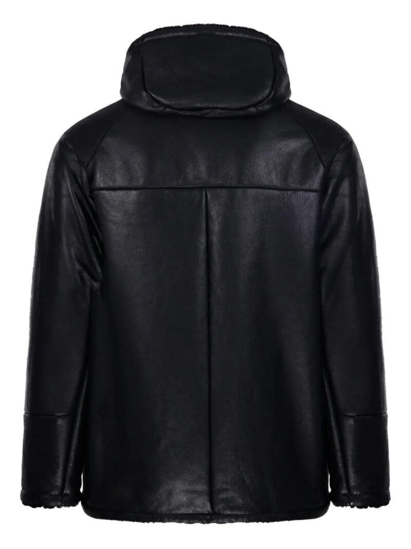 Salvatore Santoro  hooded leather jacket