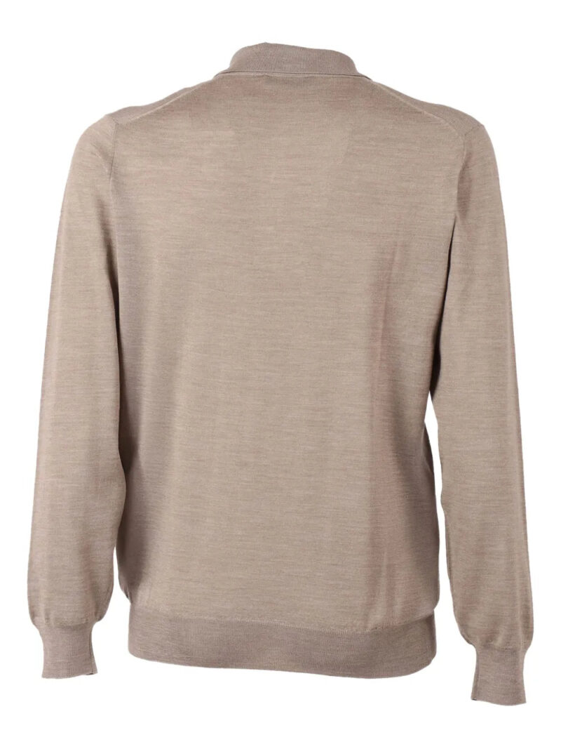 Fedeli long-sleeve polo shirt