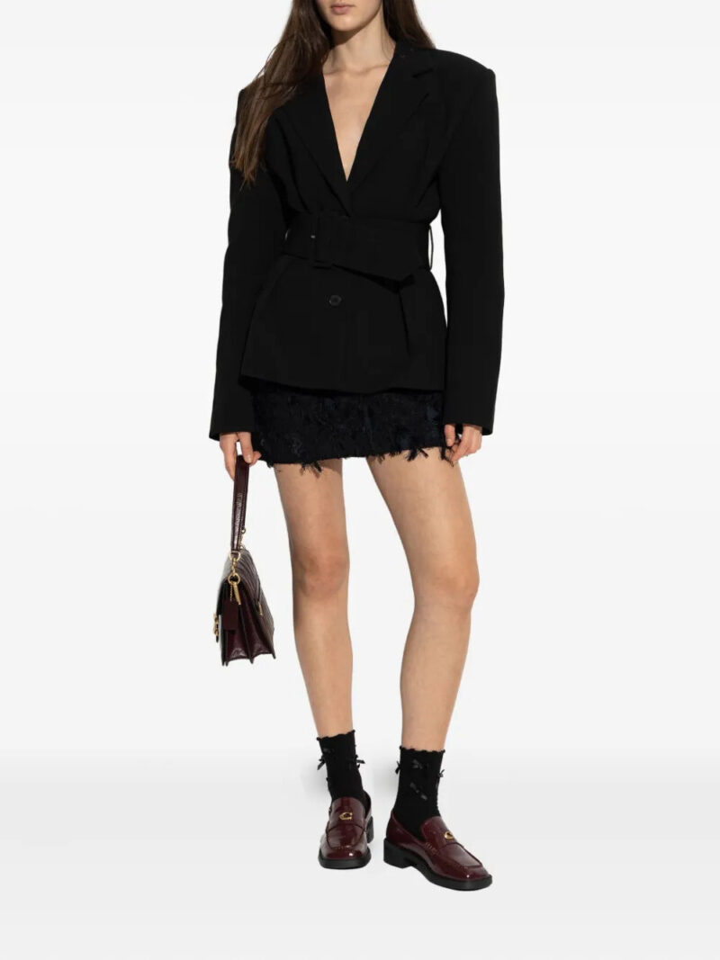 SAMSOE SAMSOE Samajsan frayed mini skirt